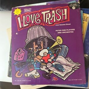 Five sets of vinyl records